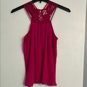 Japana Pink Strappy Tank Top